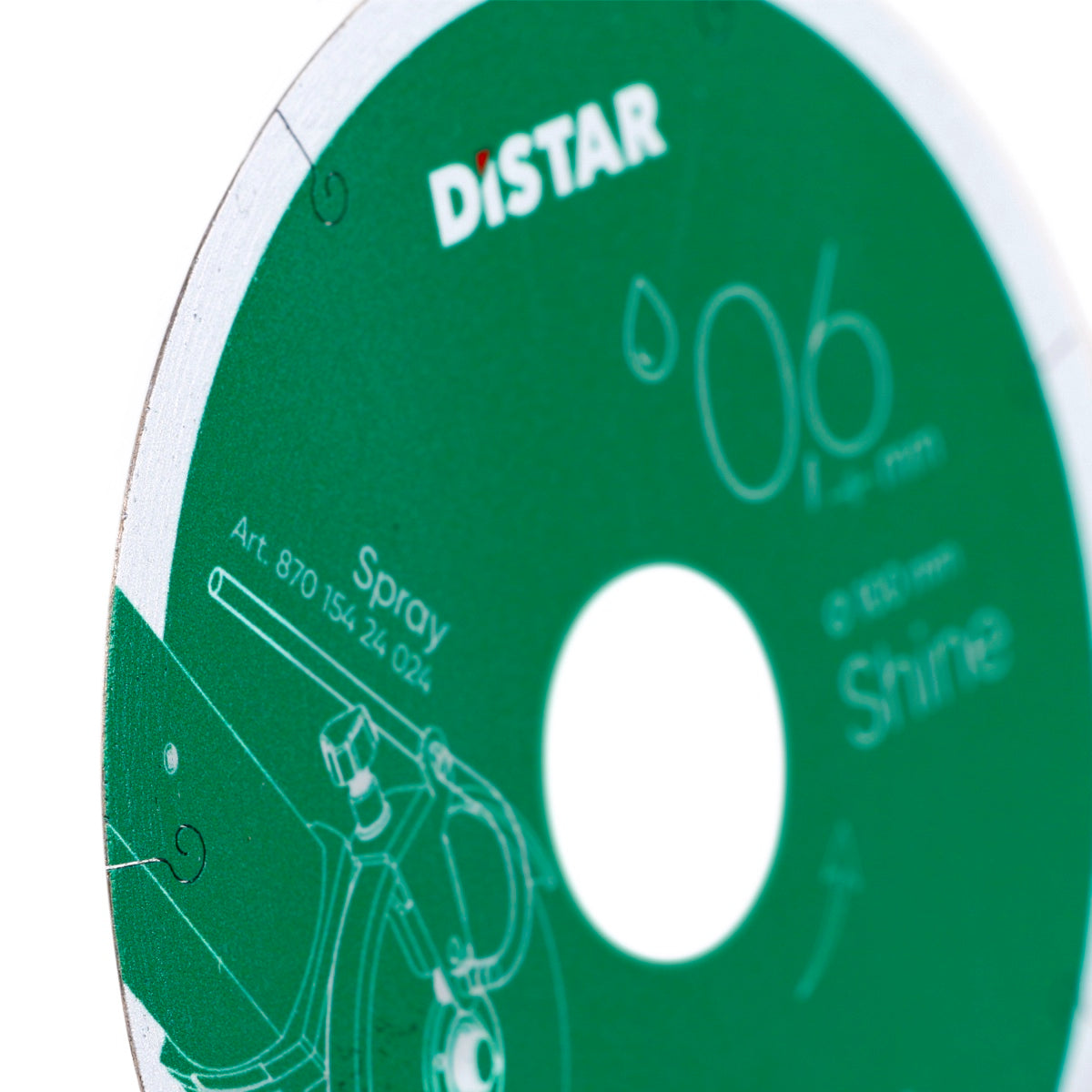 DISTAR Shine 5" Ultra-Thin Porcelain Diamond Blade - 0.6mm - product image 15