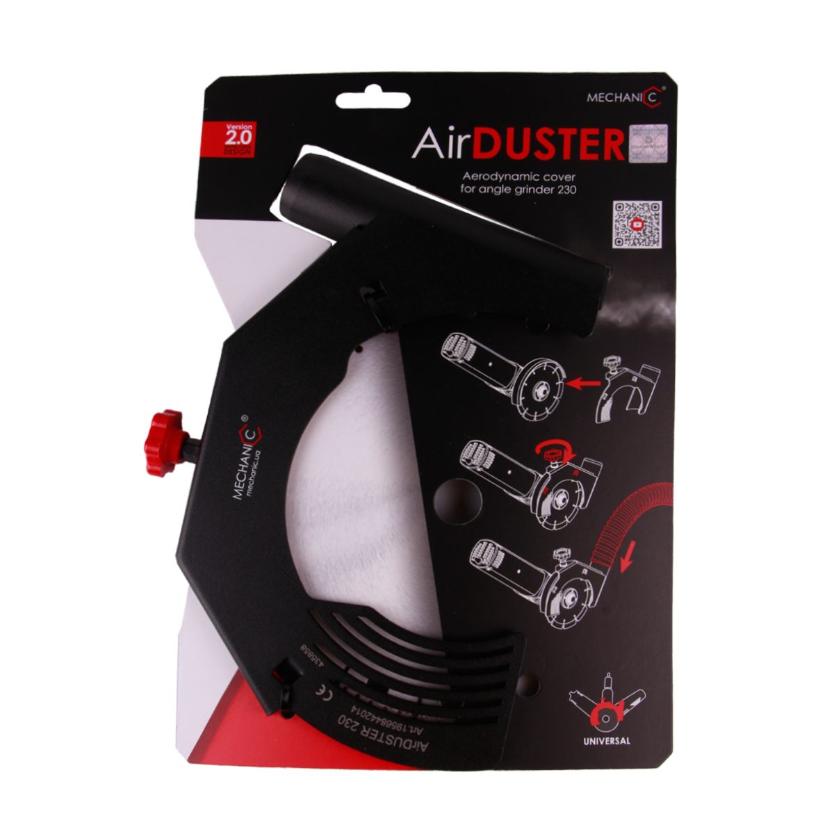 Mechanic AirDUSTER 5" Dust Shroud for Concrete & Masonry Cutting detail view