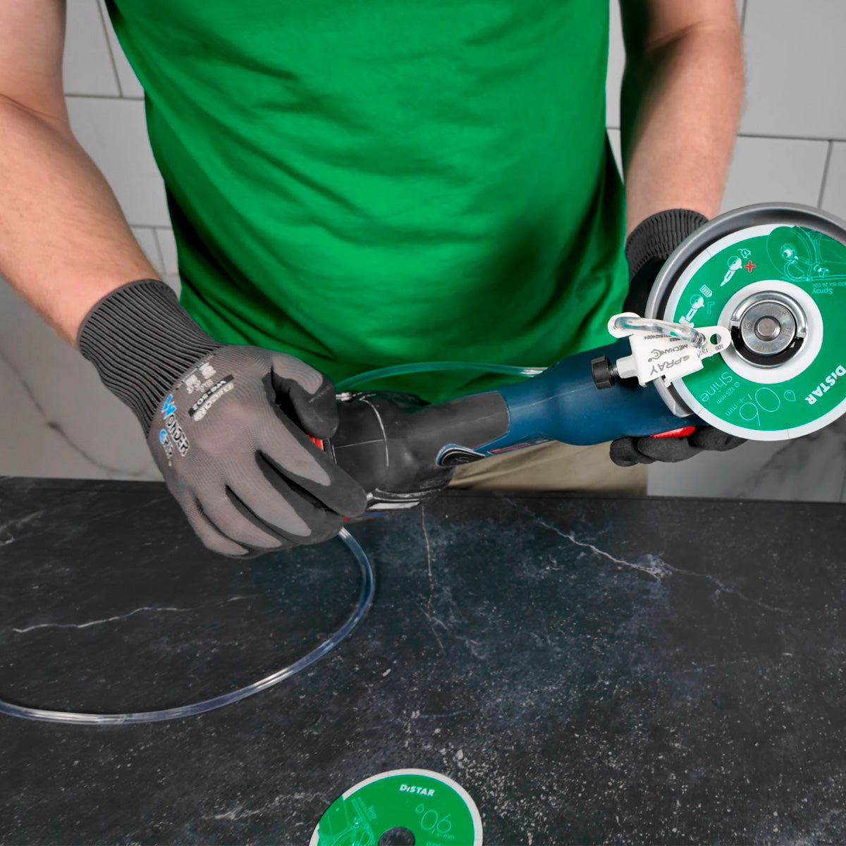 Mechanic Spray Water Feed System for 4.5"-5" Angle Grinders