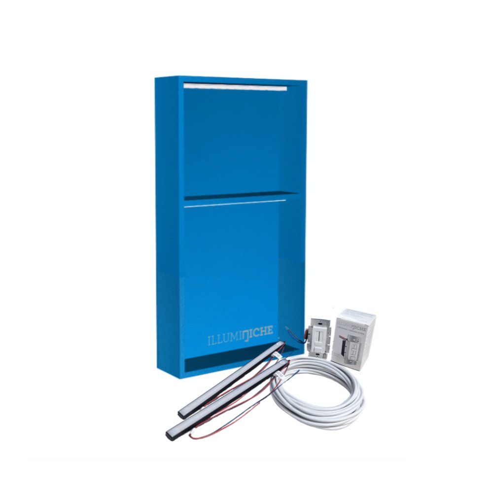 13 inch x 25 inch Illuminiche Illuminated LED Niche with switch