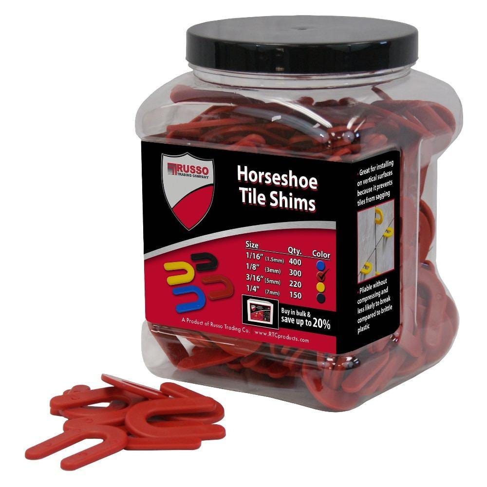 Russo Trading Company Horseshoe Tile Spacers - TileTools