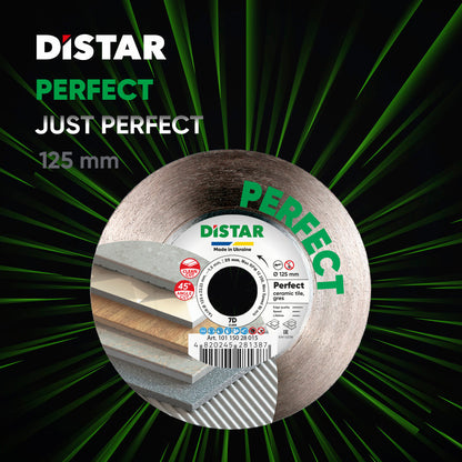 DISTAR Perfect 4.5"-5" Dry Porcelain Diamond Blade detail view