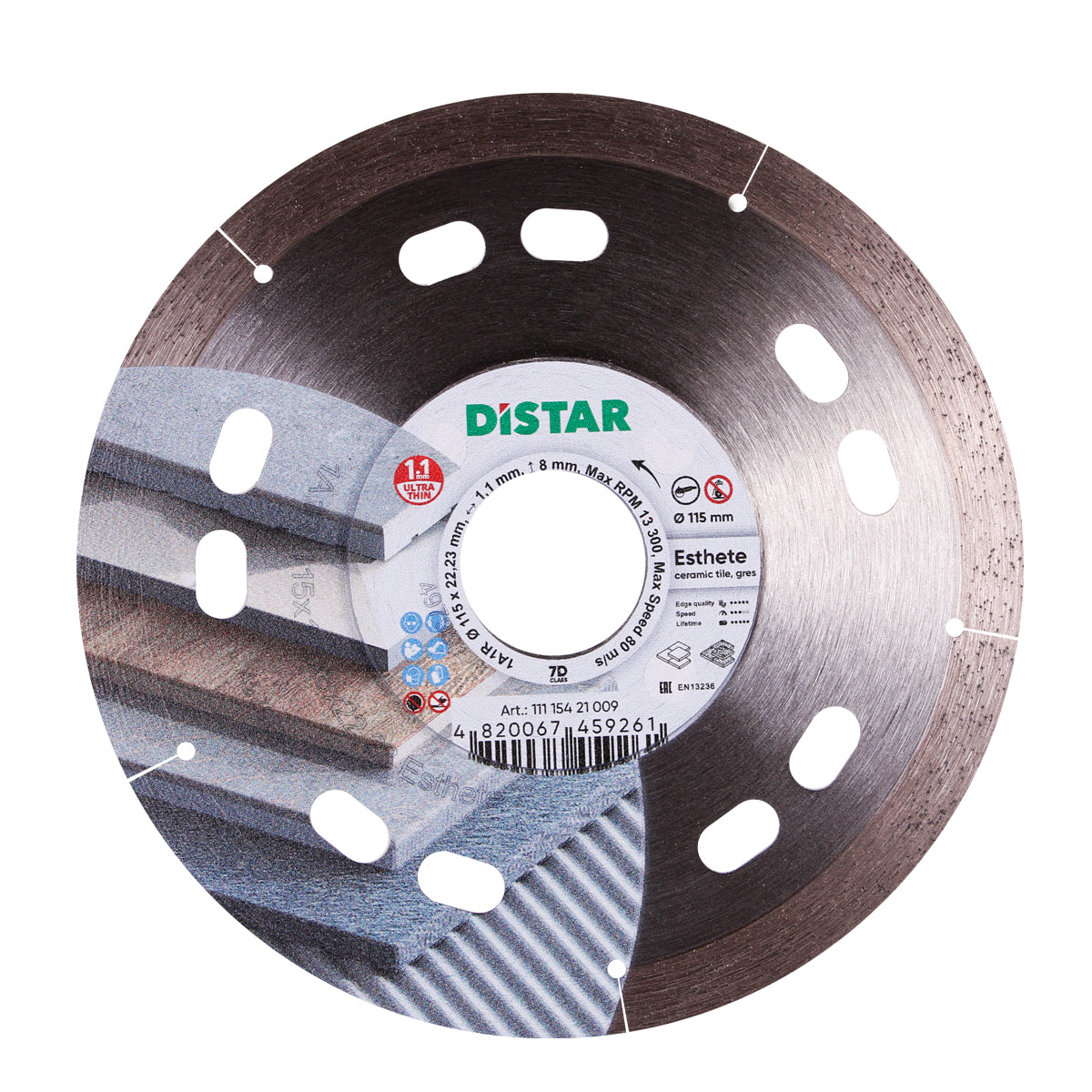 DISTAR Esthete 5" Ultra-Thin Dry Porcelain Diamond Blade