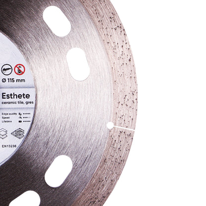 DISTAR Esthete 5" Ultra-Thin Dry Porcelain Diamond Blade for professional tile installation