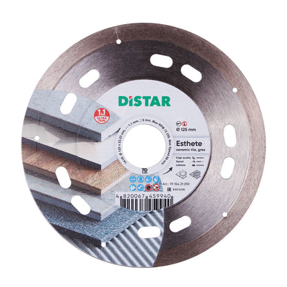 DISTAR Esthete 5" Ultra-Thin Dry Porcelain Diamond Blade close-up