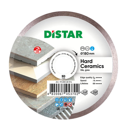 DISTAR Hard Ceramics 10" Wet Diamond Blade for Porcelain Tile