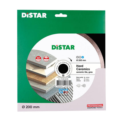 DISTAR Hard Ceramics 10" Wet Diamond Blade for Porcelain Tile application view