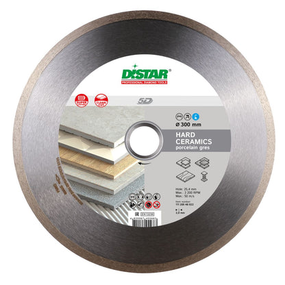 DISTAR Hard Ceramics 10" Wet Diamond Blade for Porcelain Tile application view
