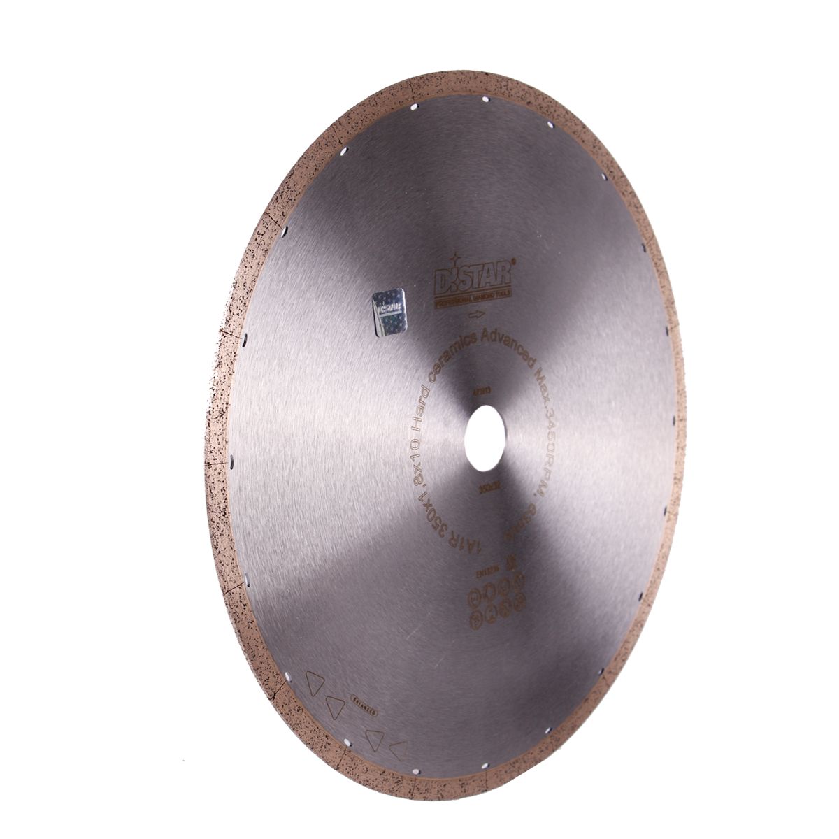 DISTAR Hard Ceramics Advanced 10" Porcelain Slab Diamond Blade detail view