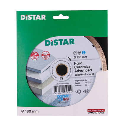 DISTAR Hard Ceramics Advanced 10" Porcelain Slab Diamond Blade dealer-ready product image
