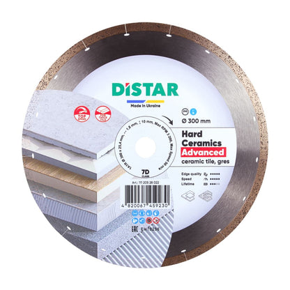 DISTAR Hard Ceramics Advanced 10" Porcelain Slab Diamond Blade detail view