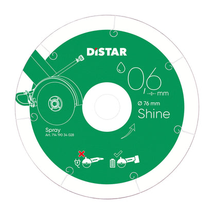 DISTAR Shine 5" Ultra-Thin Porcelain Diamond Blade - 0.6mm - product image 7