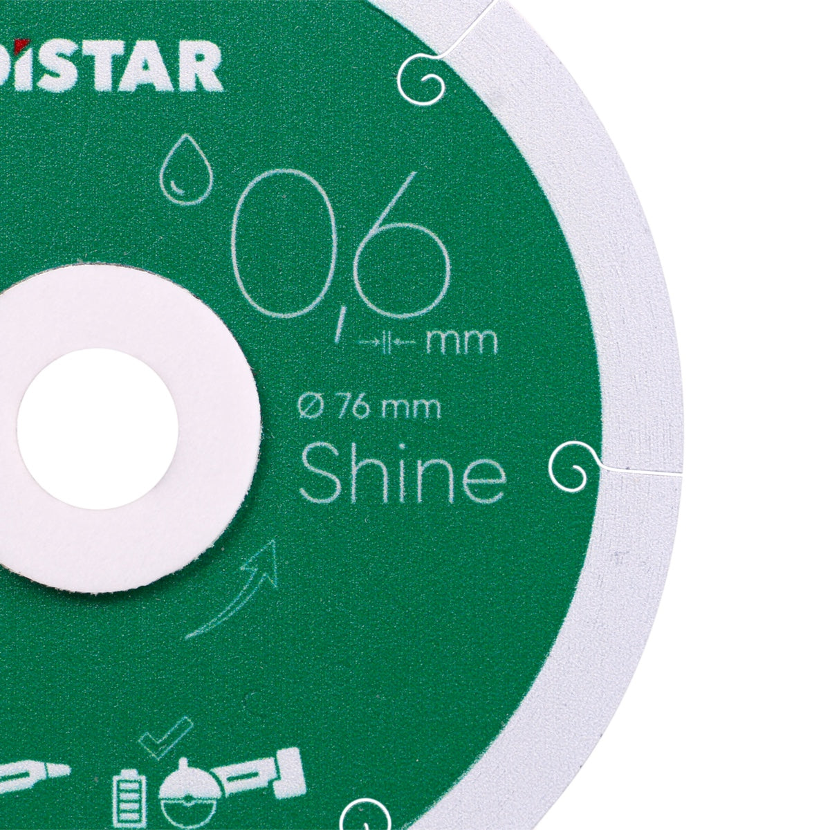 DISTAR Shine 5" Ultra-Thin Porcelain Diamond Blade - 0.6mm - product image 8