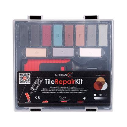 Mechanic TileRepairKit for Porcelain, Ceramic, Stone & Surfaces
