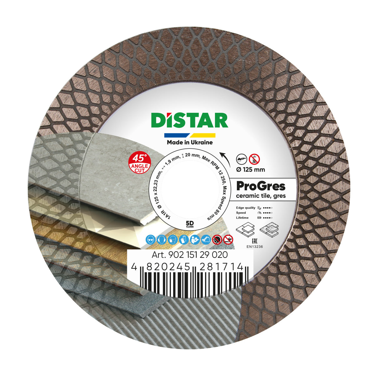 DISTAR PRO Gres 4.5"-5" Cut & Grind Diamond Blade