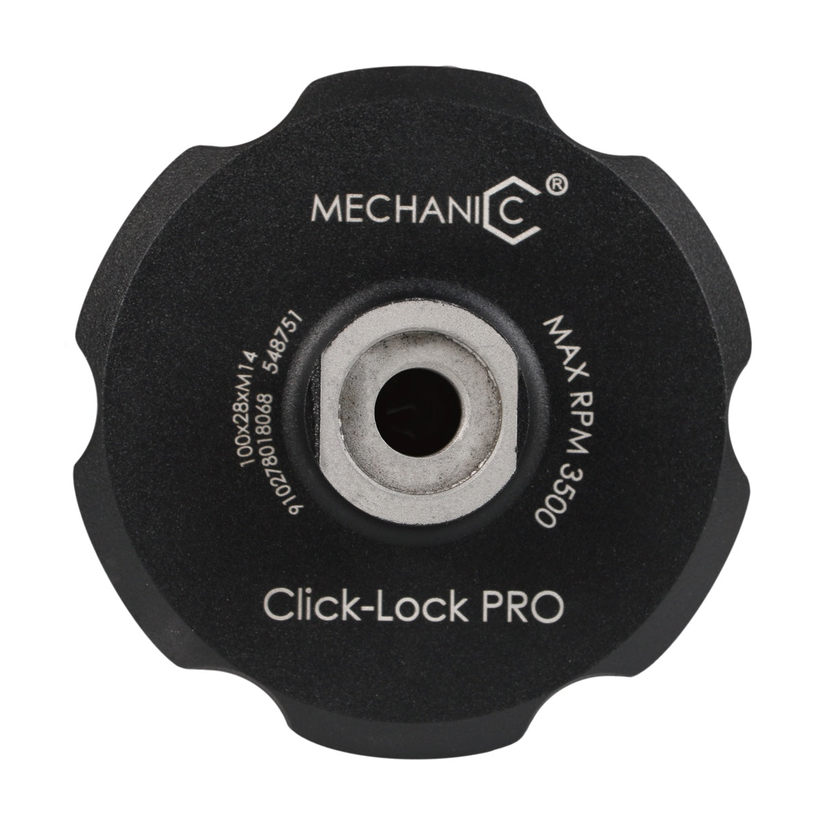Mechanic Click-Lock PRO 4" Magnetic Polishing Pad Holder