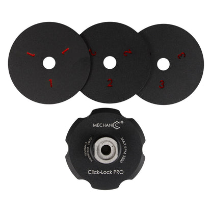 Mechanic Click-Lock PRO 4" Magnetic Polishing Pad Holder detail view