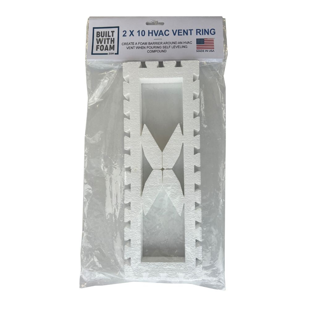 Built With Foam vent ring in 2"x10" size