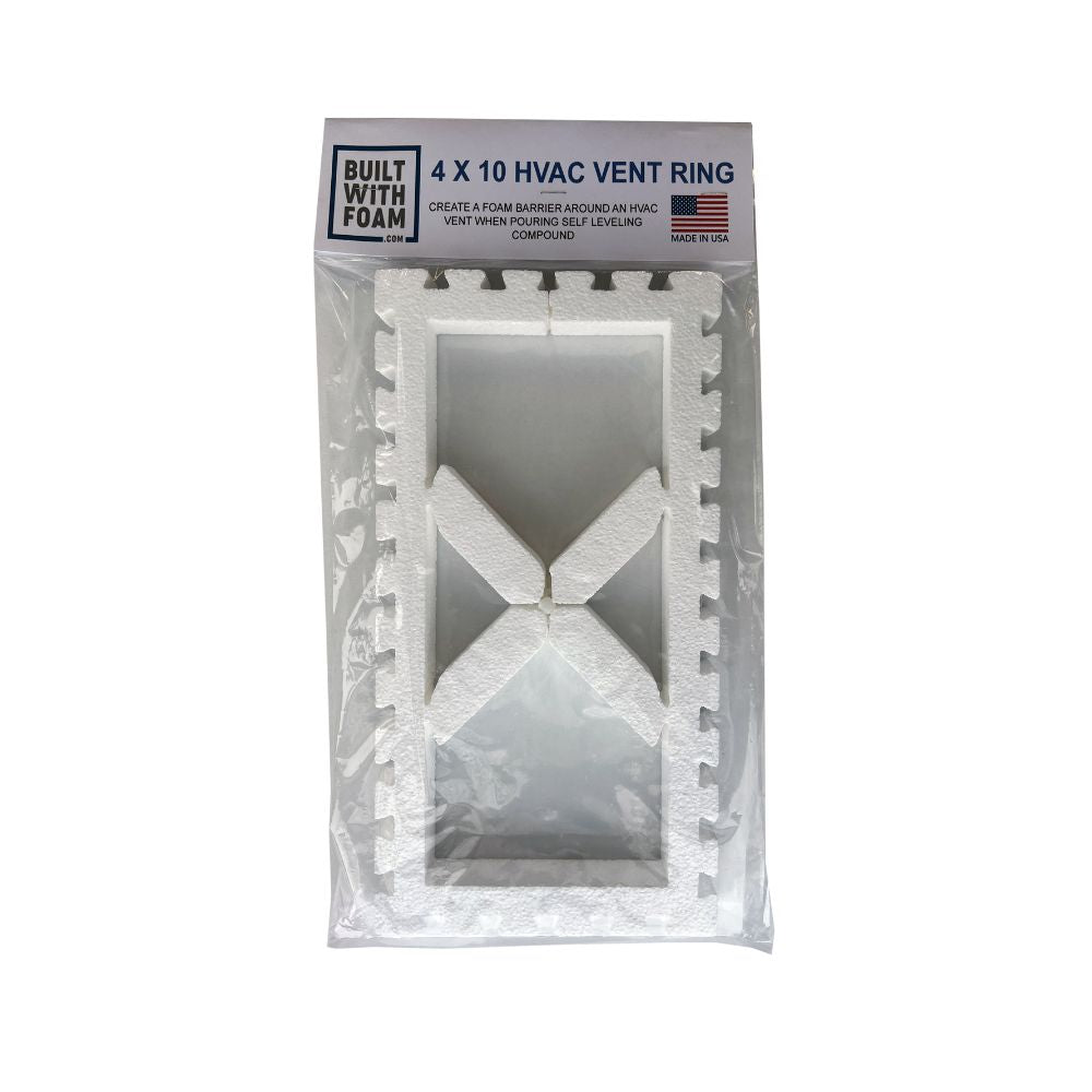 Built With Foam vent ring in 4"x10" size