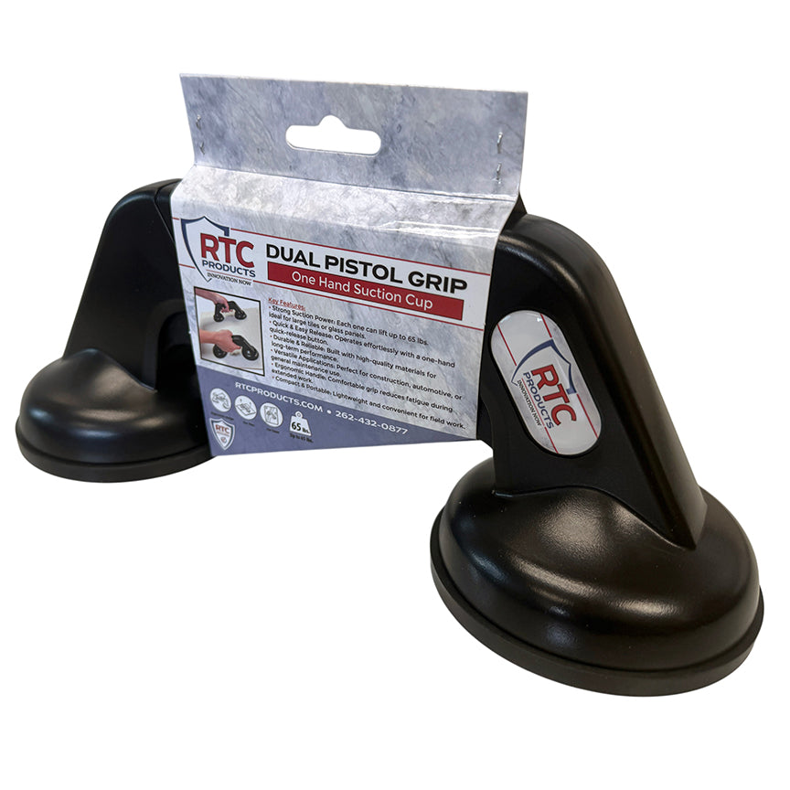 RTC Dual Pistol Grip One-Hand Suction Cup