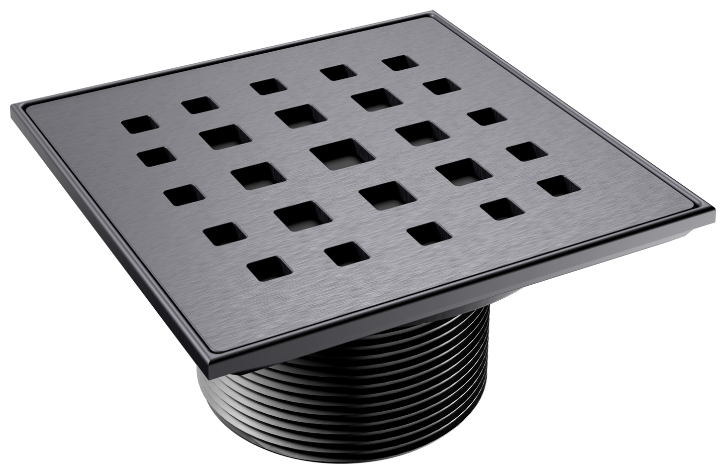 Gruen brushed point drain