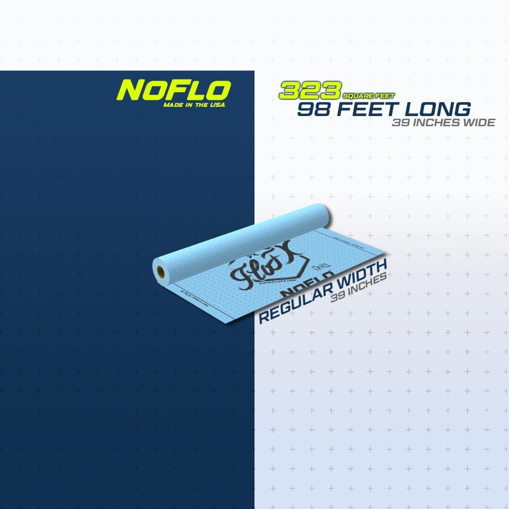 FloFX NoFlo™ waterproof membrane roll 39-inch width.FloFX NoFlo™ waterproof membrane 98ft roll 39-inch width.