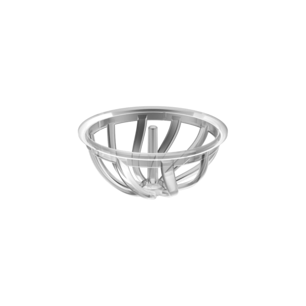 The removable hair strainer of the Gruen Pera Linear Drain, demonstrating its patented clean-out system for easy maintenance