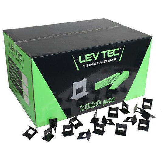 Levtec 1/8 inch leveling clip 2000pc bulk box