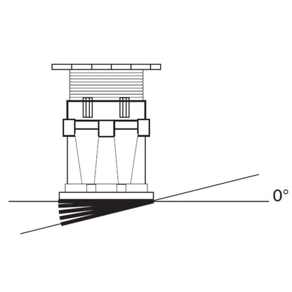 Technical drawing of a Laticrete slope corrector.