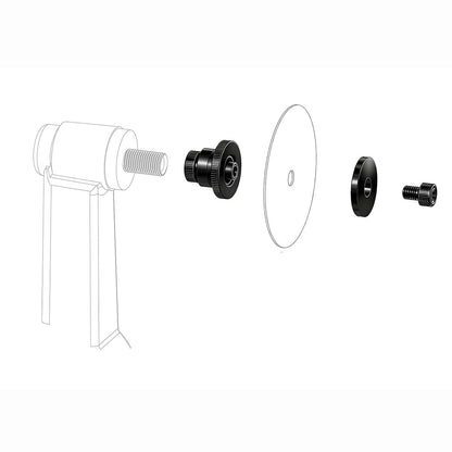 DISTAR 2" Hook & Loop Polishing Backer for Proxxon LWB/A close-up