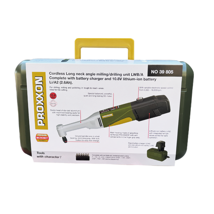 Proxxon LWB/A Cordless Long-Neck Milling & Drilling Tool application view