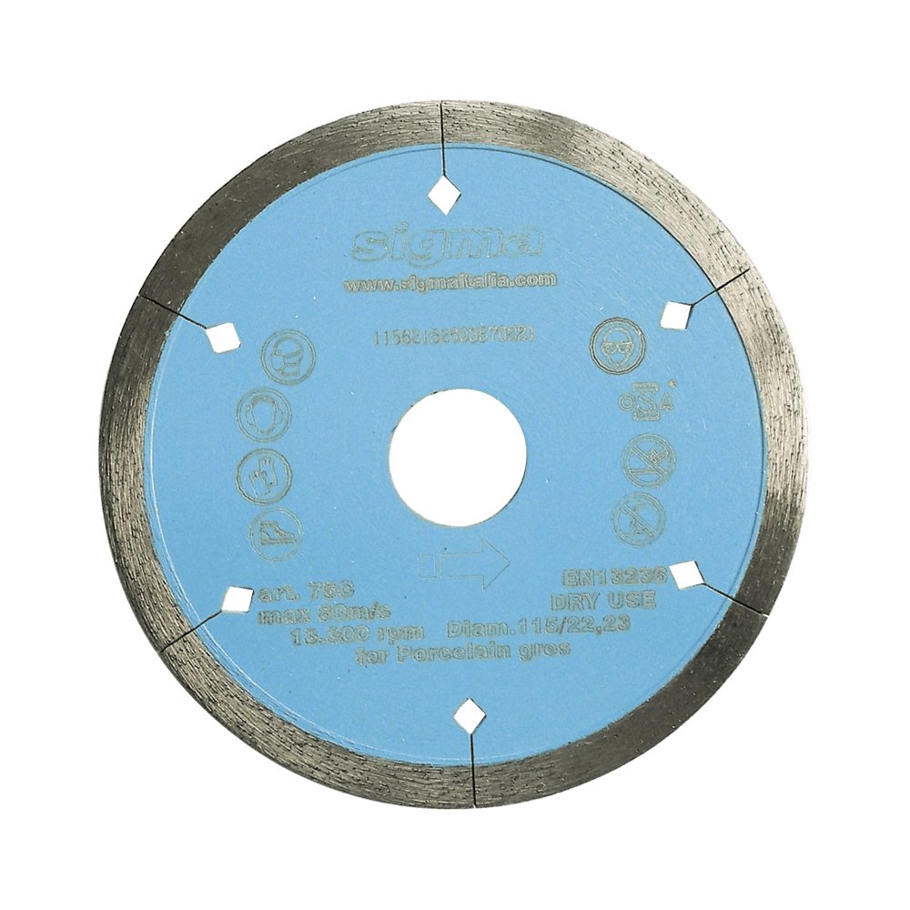 Sigma continuous rim blade 75C smooth finish