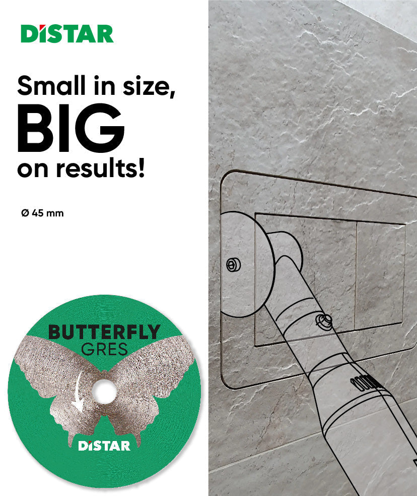 DISTAR Butterfly 45mm Diamond Blade - Precision Porcelain and Ceramic Cutting - product image 5