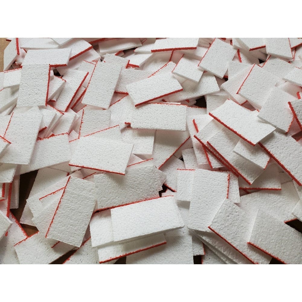 Built With Foam Shim Refills Red