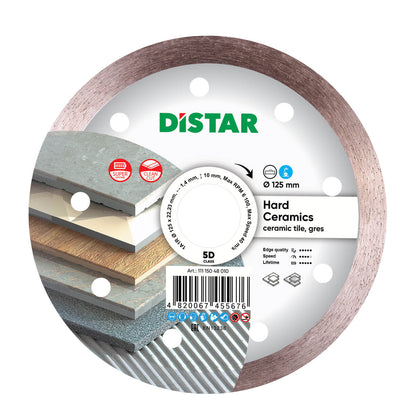 DISTAR Hard Ceramics 10" Wet Diamond Blade for Porcelain Tile for professional tile installation