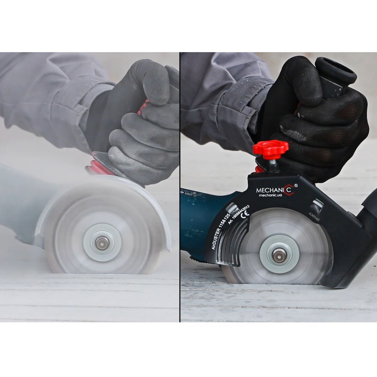 Mechanic AirDUSTER 5" Dust Shroud for Concrete & Masonry Cutting