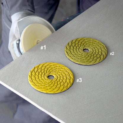 DISTAR CoolPAD 4" Dry Diamond Polishing Pads for Porcelain