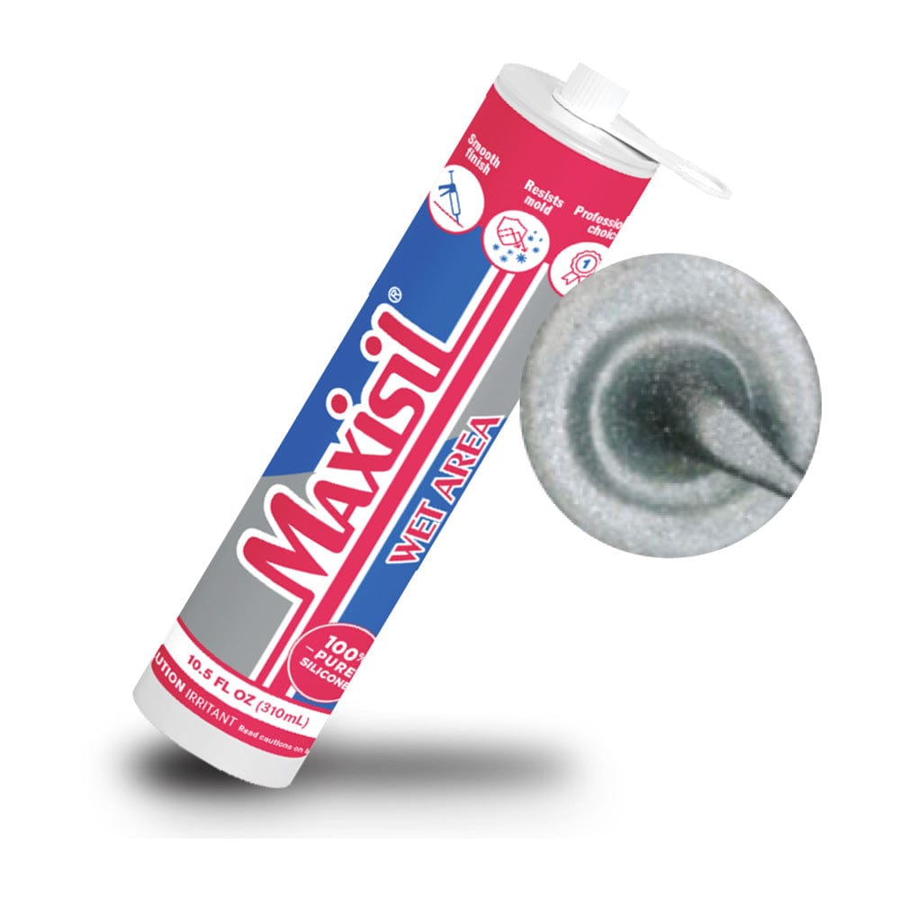 Maxisil Wet Area Sealant - Aluminum