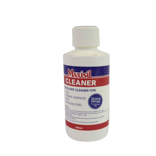 Bottle of Maxisil Cleaner ready for use