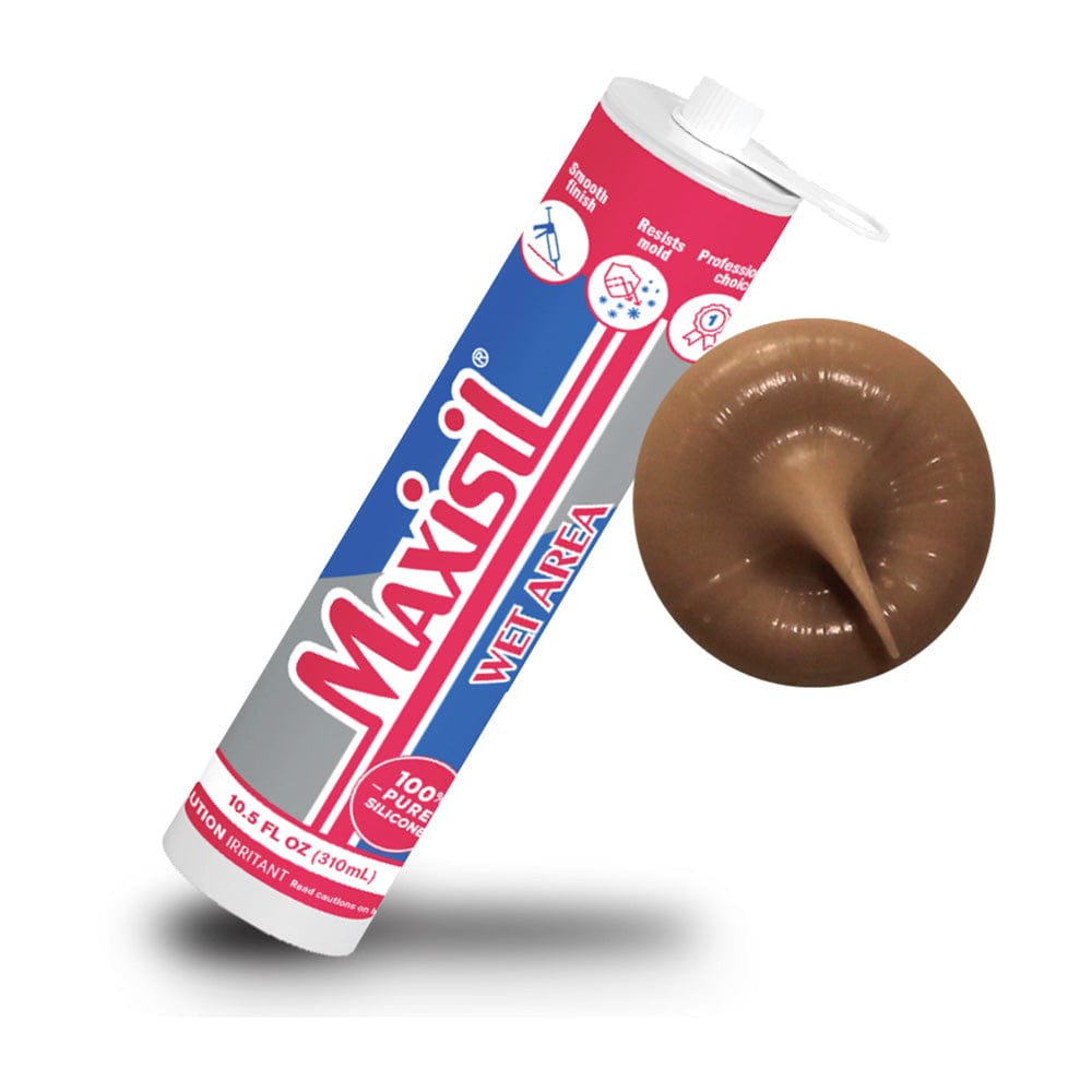 Maxisil Wet Area Sealant -Mid Brown