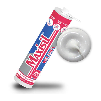Maxisil Wet Area Sealant -Snow White