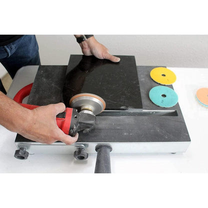 The Backdraft Dust Reduction System Uses Negative Air Pressure for Effective Dust Control When Polishing Stone