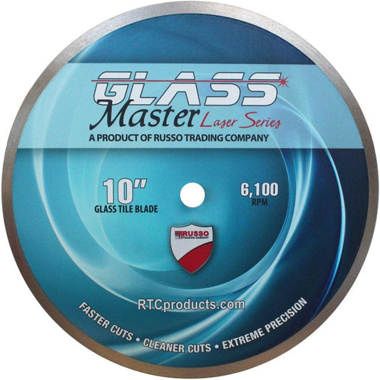 10" RTC Products Glass Master Laser Series blade for glass cutting