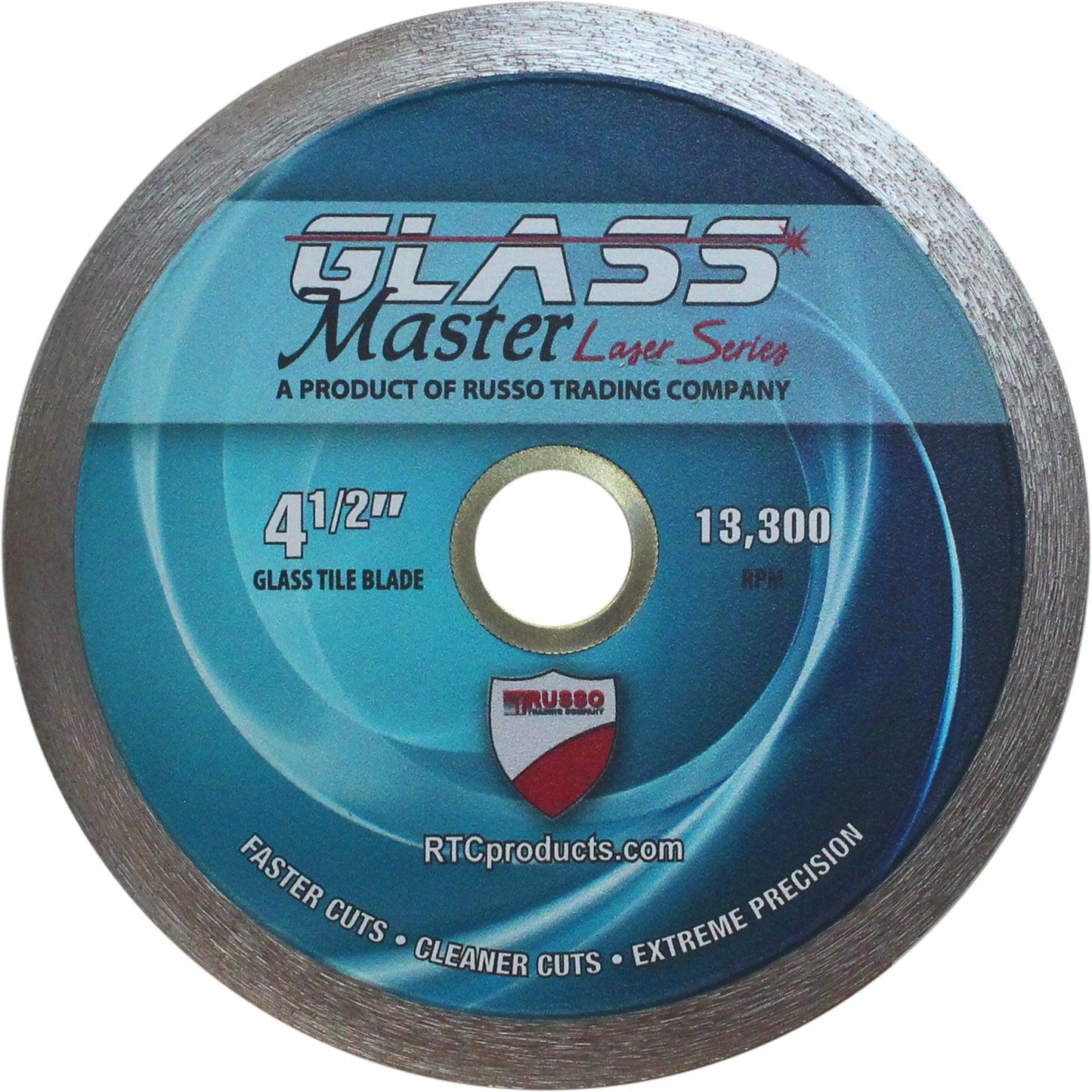 4.5" RTC Products Glass Master Laser Series blade for glass cutting