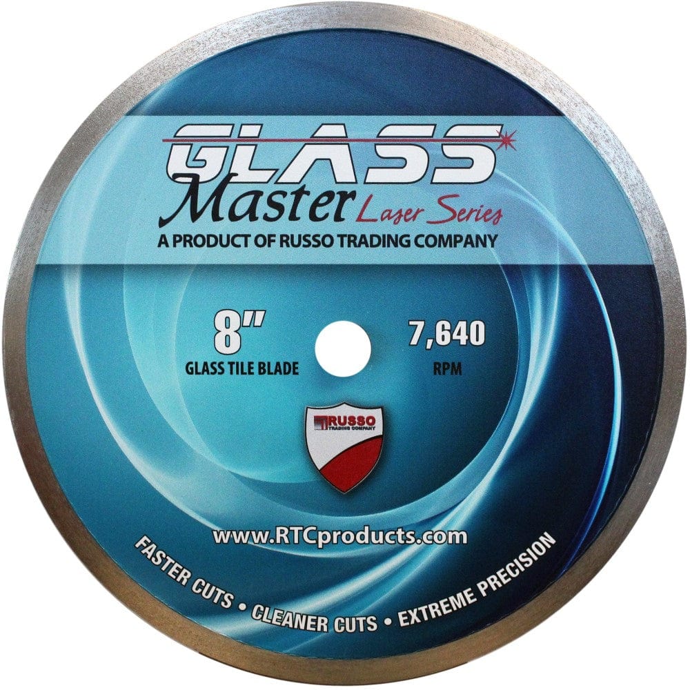 8" RTC Products Glass Master Laser Series blade for glass cutting