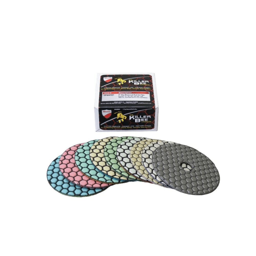 Russo Trading Company Killer Bee 4-inch Wet/Dry Diamond Polishing Pads