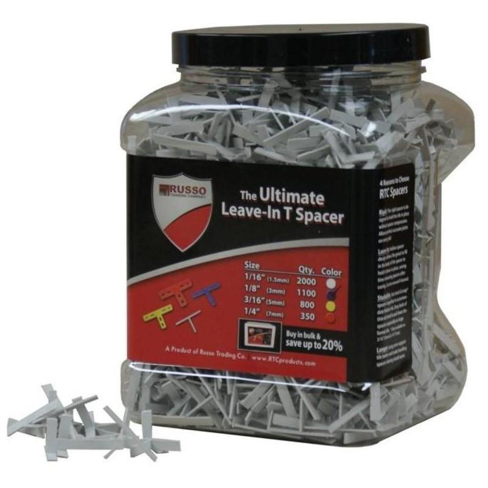 Russo Trading Company Leave-In T-Style Tile Spacers 