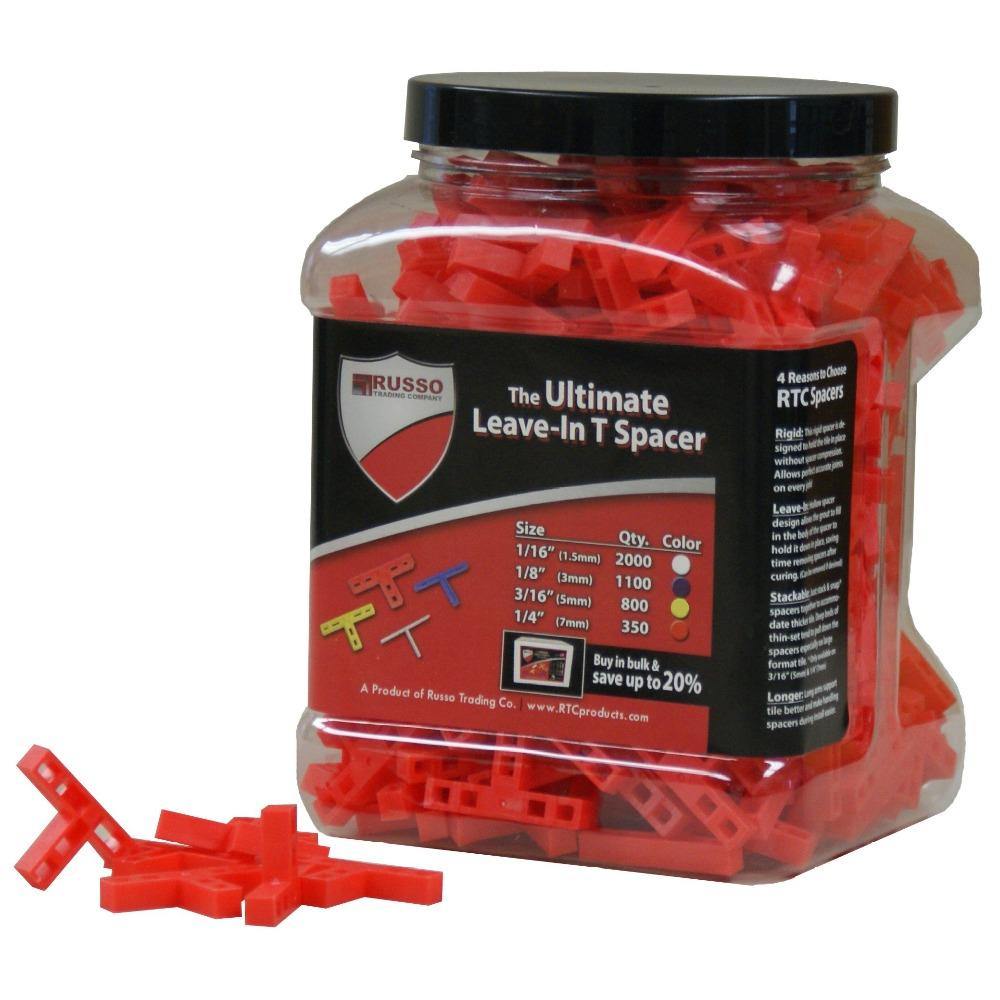 Russo Trading Company Leave-In T-Style Tile Spacers 