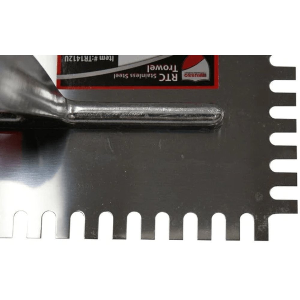 RTC Products Stainless Steel Notched Tile Trowels 