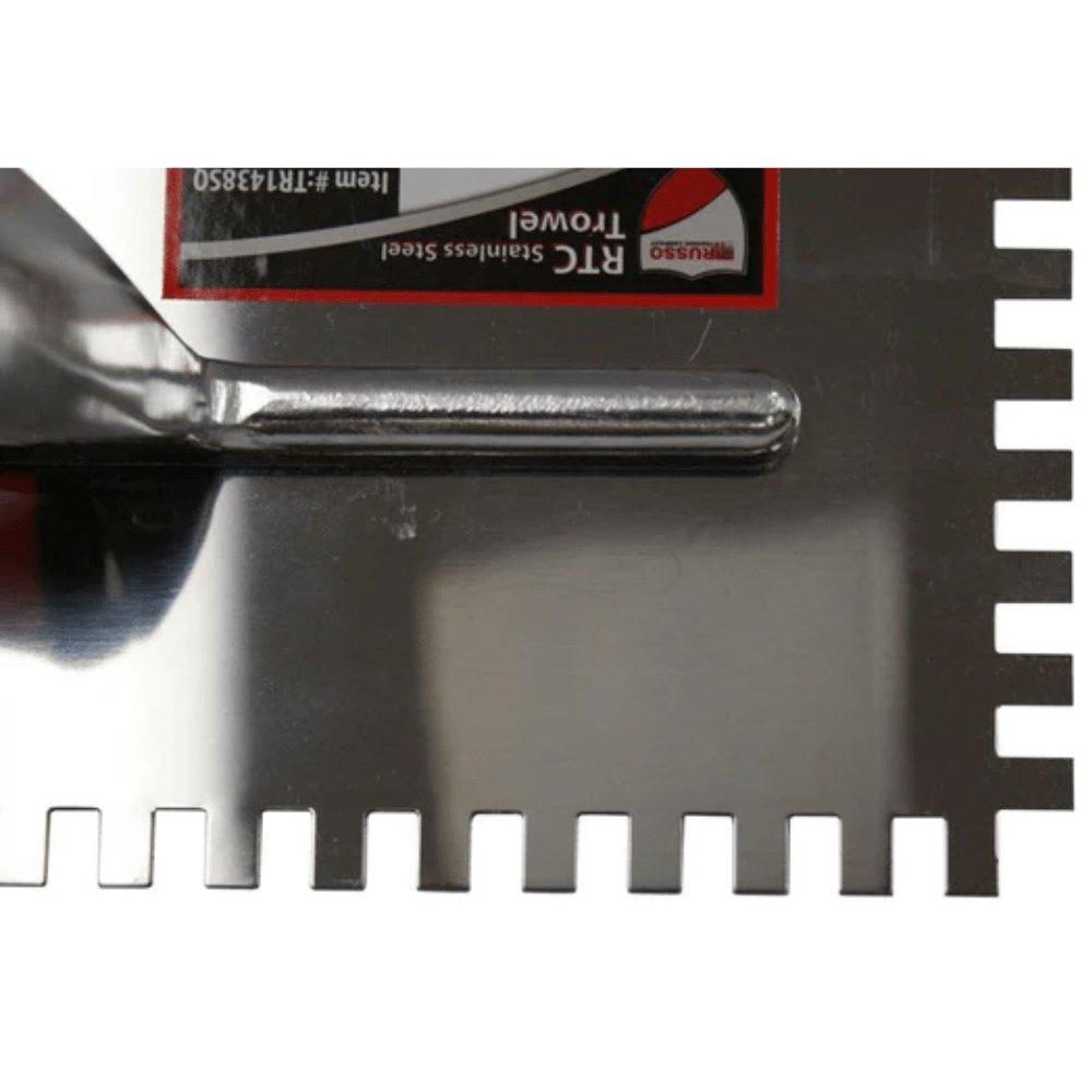 RTC Products Stainless Steel Notched Tile Trowels 